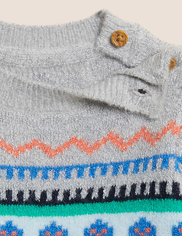 Knitted Dinosaur Jumper