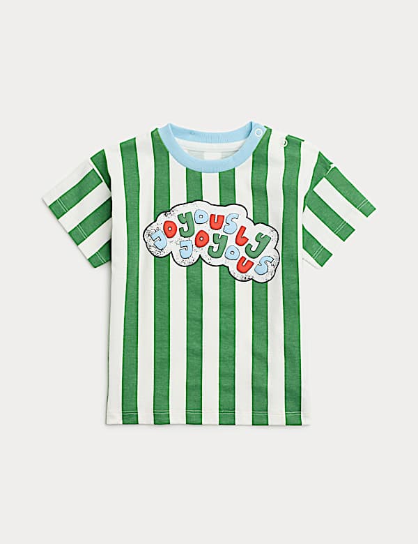 Pure Cotton Joyous Graphic T-Shirt (0-3 Yrs)