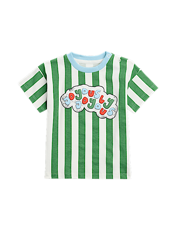 Pure Cotton Joyous Graphic T-Shirt (0-3 Yrs)