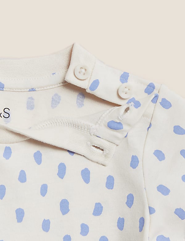 Pure Cotton Dash Print T-Shirt (0-3 Yrs)