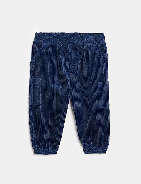 Pure Cotton Cord Trousers (0-3 Yrs) - US
