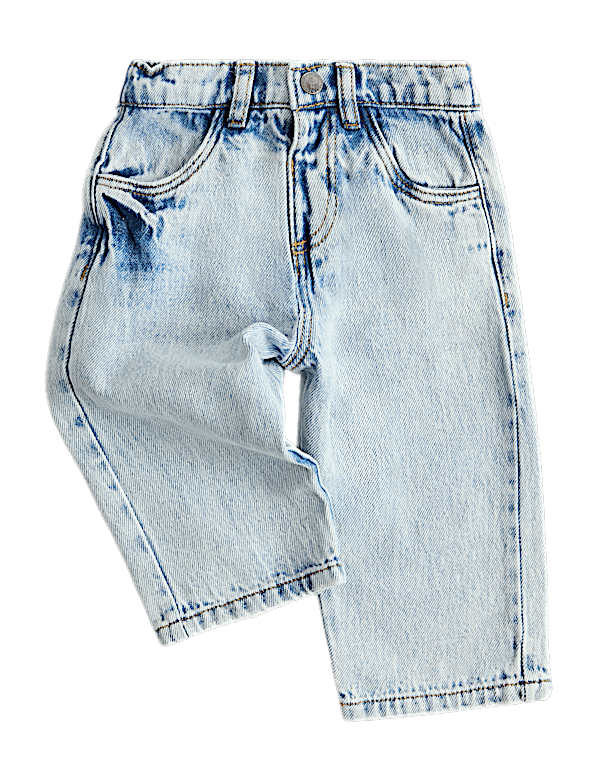 Pure Cotton Carrot Jeans (0-5 Yrs)
