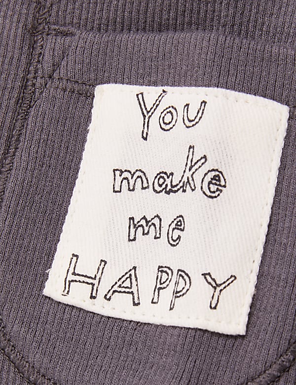Cotton Panda Appliqué Leggings