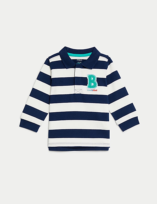 Pure Cotton Striped Top (0-3 Yrs)
