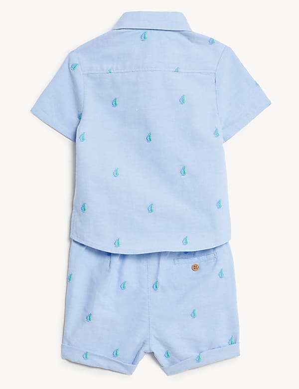2pc Pure Cotton Boat Outfit