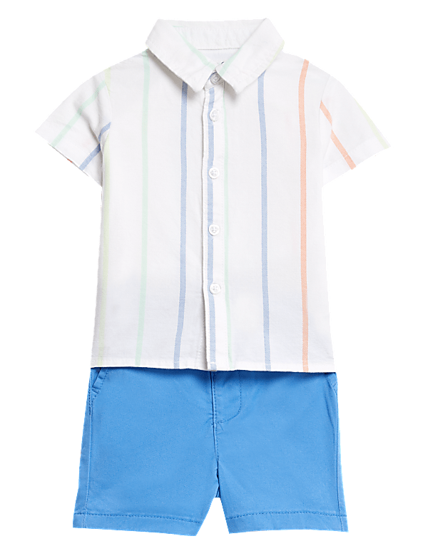 2pc Cotton Rich Top & Bottom Outfit
