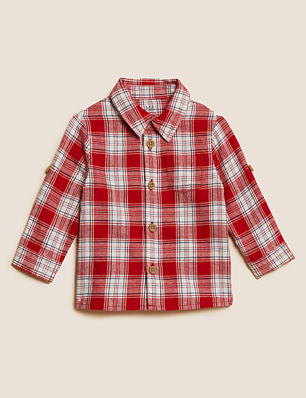2pc Pure Cotton Check Outfit
