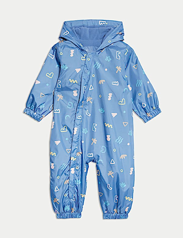 Surf Print Puddlesuit (0-3 Yrs) - VN