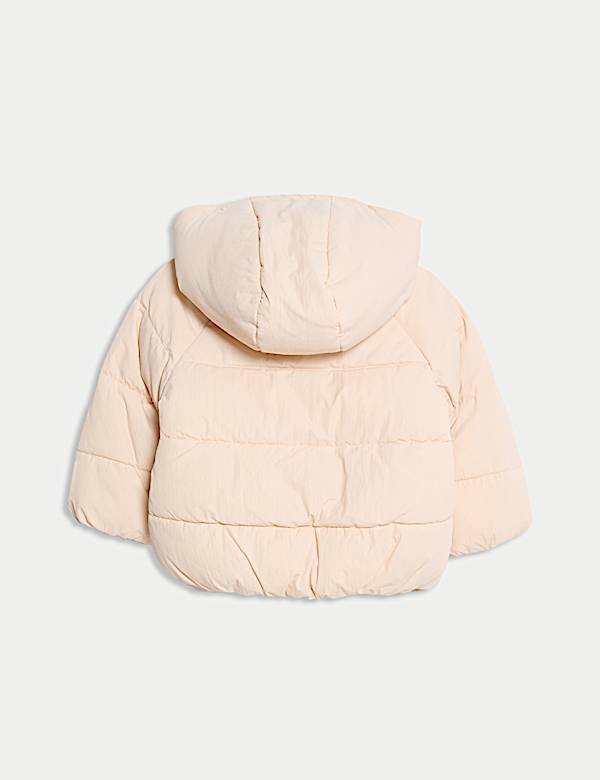 מעיל מרופד בעובי בינוני עם קפוצ'ון (0‏-3 שנים) - IL