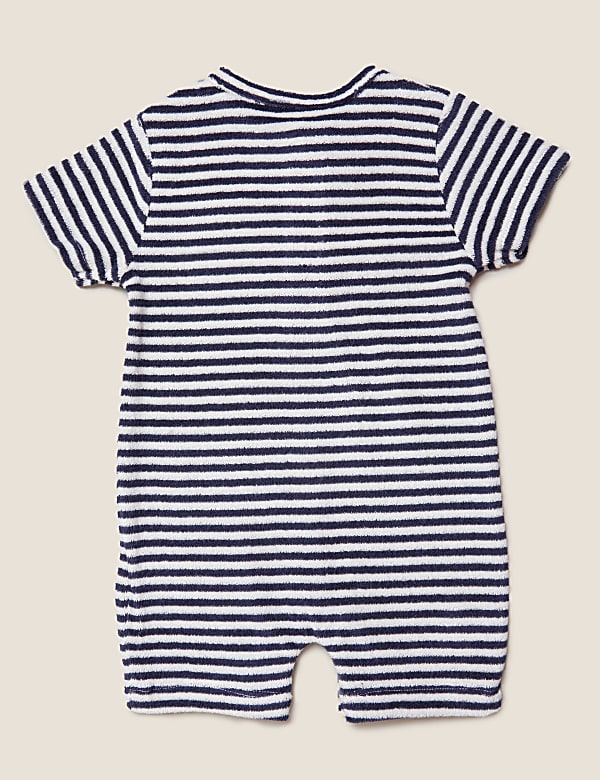 Cotton Striped Rompers (0-3 Yrs)