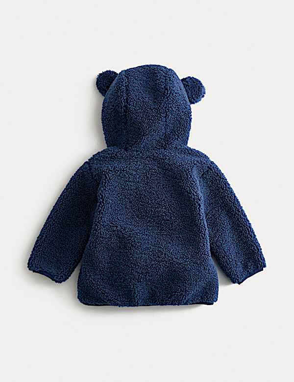 Hooded Borg Zip Jacket (0-3 Yrs)