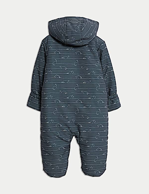 Printed Padded Hooded Snowsuit (0-3 Yrs) - NL