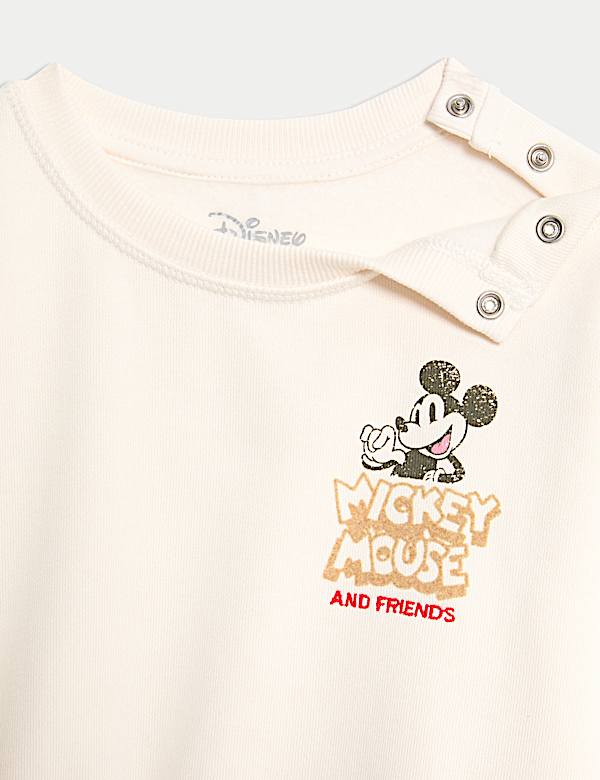 Cotton Rich Mickey Mouse™ Sweatshirt (0-3 Yrs)