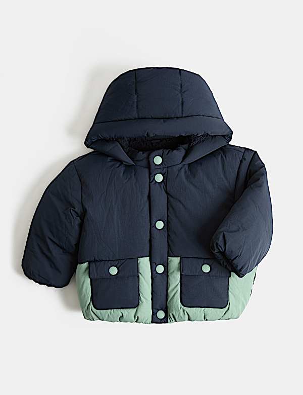 Midweight Padded Hooded Coat (0-5 Yrs)