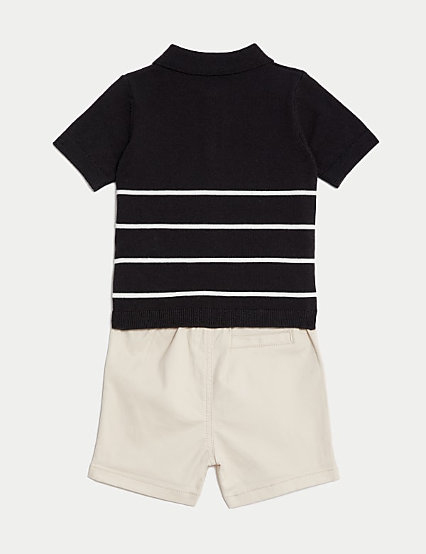2pc Striped Outfit (0-3 Yrs) - FI