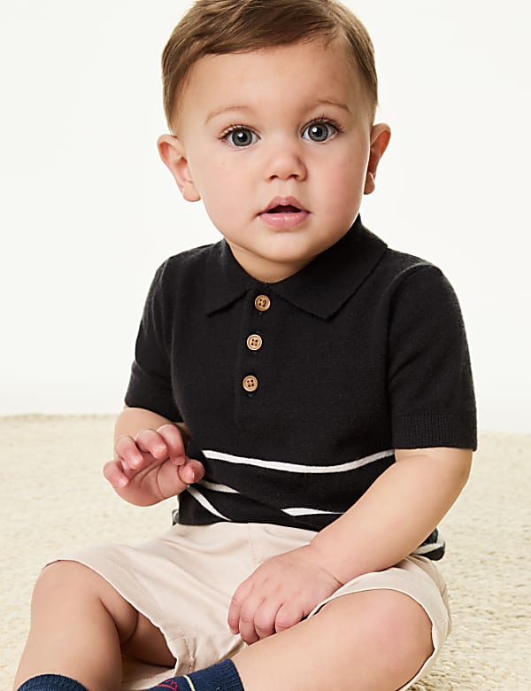 2pc Striped Outfit (0-3 Yrs) - FI