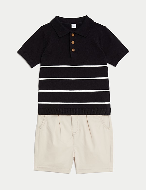 2pc Striped Outfit (0-3 Yrs) - FI