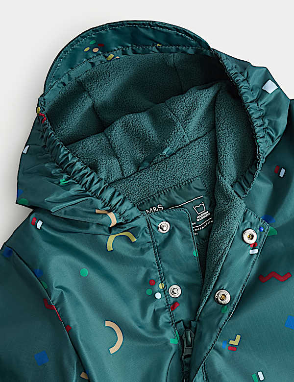 Abstract Hooded Puddlesuit (0-5 Years) - FI