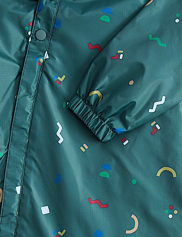 Abstract Hooded Puddlesuit (0-5 Years) - FI