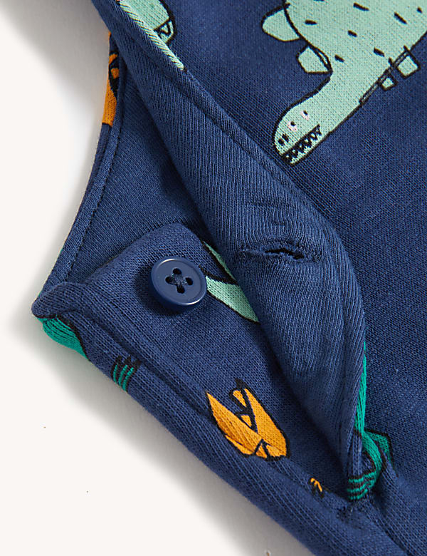 Cotton Rich Dinosaur Dungarees
