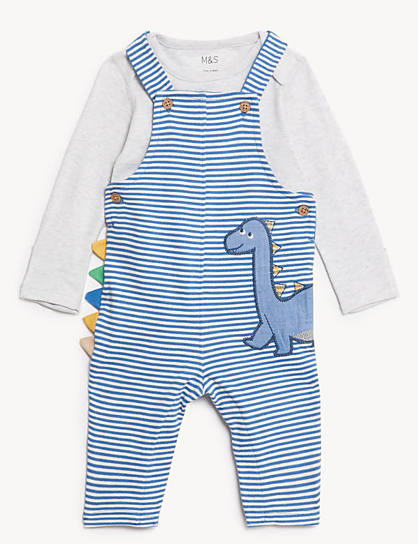 2pc Pure Cotton Dinosaur Outfit