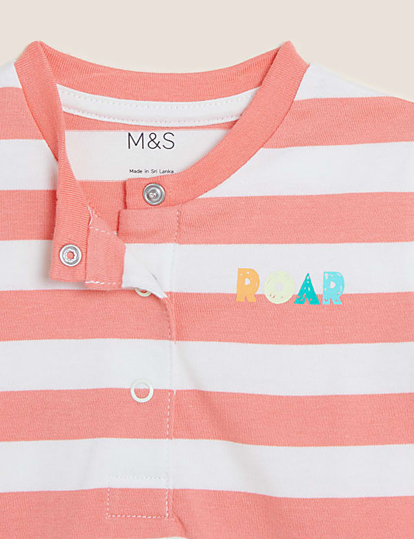 Pure Cotton Striped Romper (0-3 Yrs)