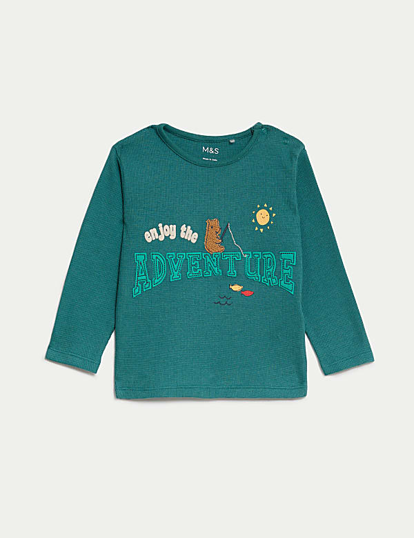 Cotton Rich Slogan Outfit (0-3 Yrs)