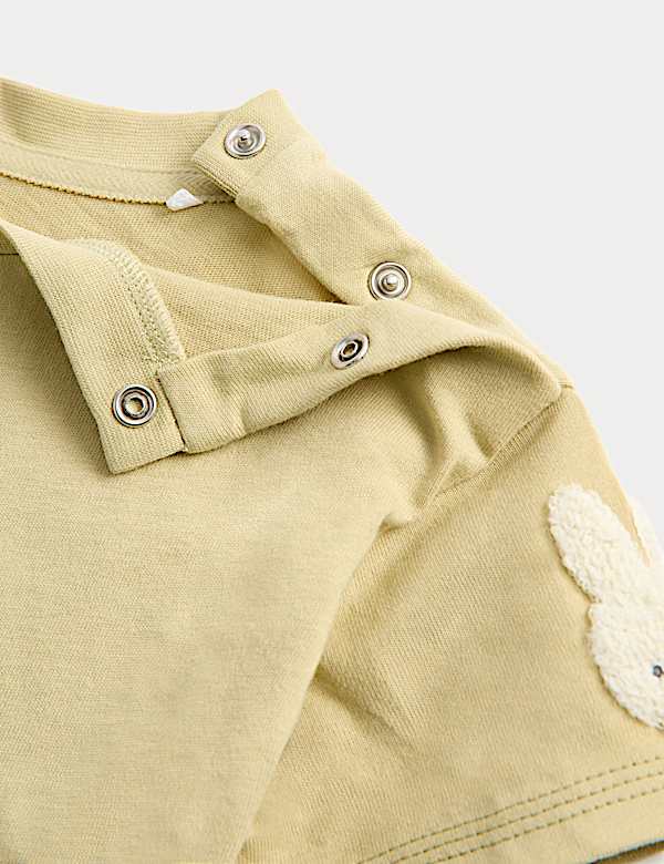 2 Piece Miffy&trade; Bib Short and Top Outfit (0-3 Yrs) - LT