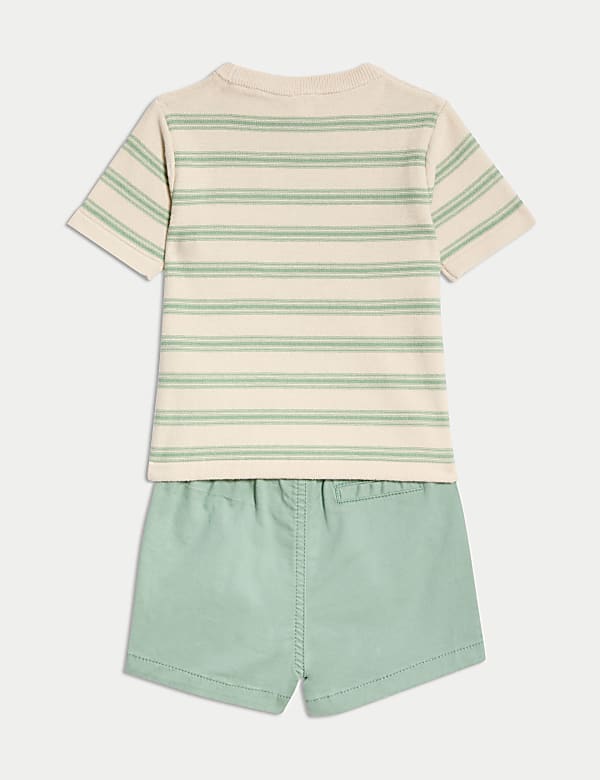 2pc Cotton Rich Top & Bottom Outfit (0-3 Yrs) - PL