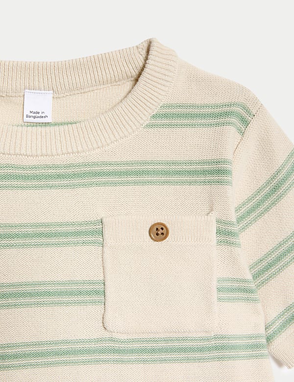 2pc Cotton Rich Top & Bottom Outfit (0-3 Yrs) - PL