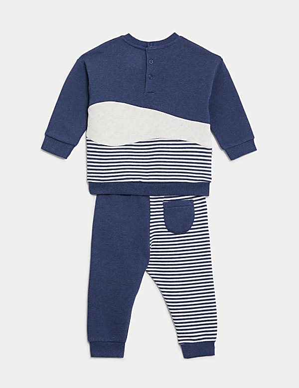 2pc Cotton Rich Cool Slogan Outfit
