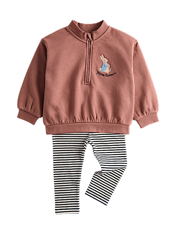 Cotton Rich Peter Rabbit&trade; Sweat Outfit (0-3 Yrs)