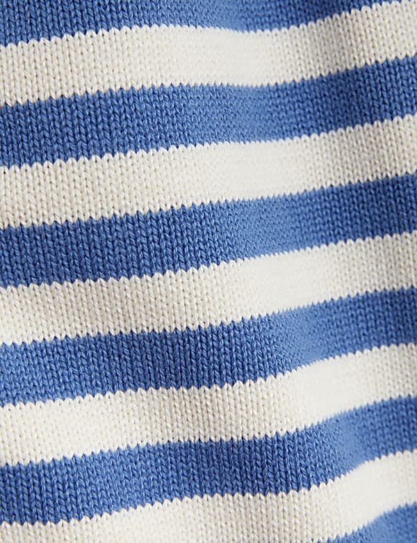Pure Cotton Striped Jumper (0-3 Yrs)
