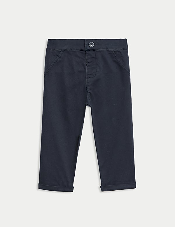 2-teiliges Gestreiftes Outfit aus Baumwollmischgewebe mit Strickpolo (0&ndash;3 J.) - DE