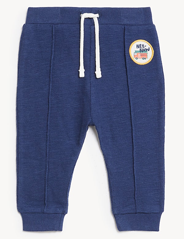 3pk Pure Cotton Joggers