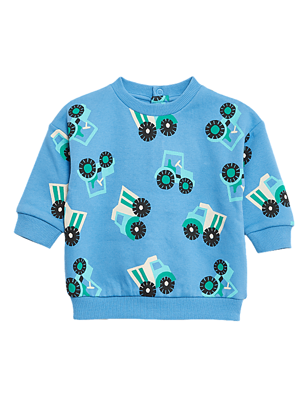 Cotton Rich Transport Sweater