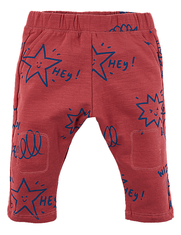 Hey Star Print Joggers