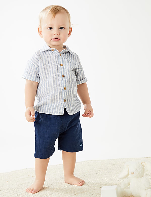 Pure Cotton Shorts (0-3 Yrs)