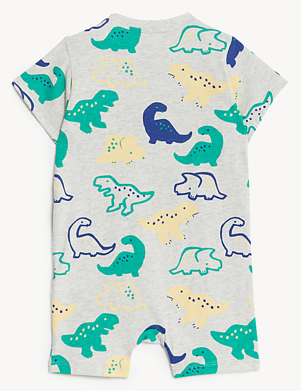 Pure Cotton Dinosaur Romper