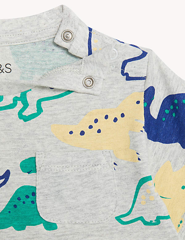 Pure Cotton Dinosaur Romper