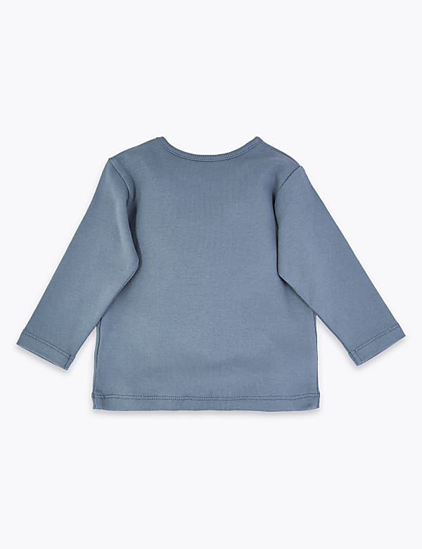 Cotton Face Print Top