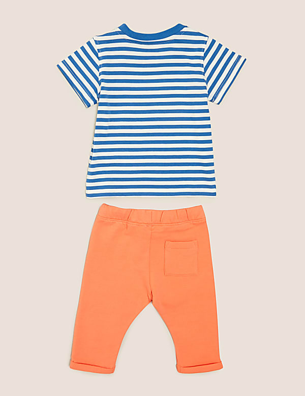 2pc Cotton Crab Print Outfit