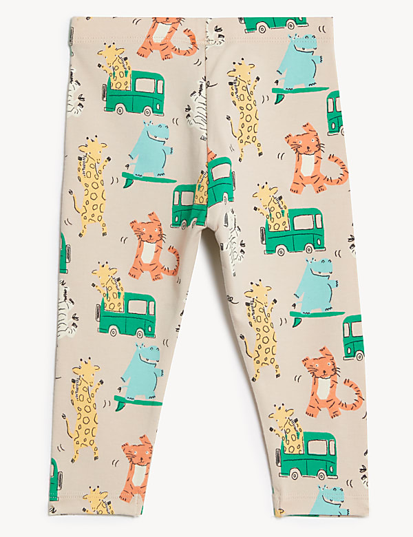 Cotton Rich Animal Leggings