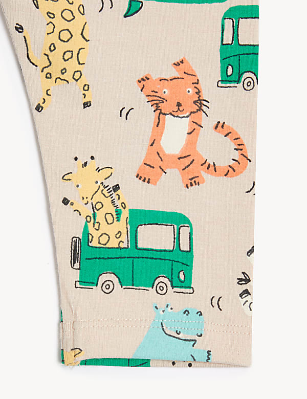 Cotton Rich Animal Leggings
