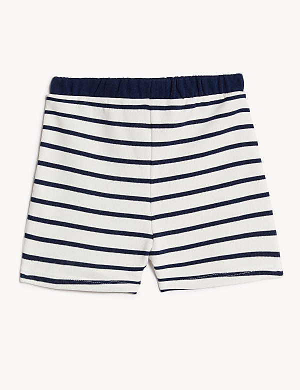 Cotton Rich Striped Pyjama Shorts
