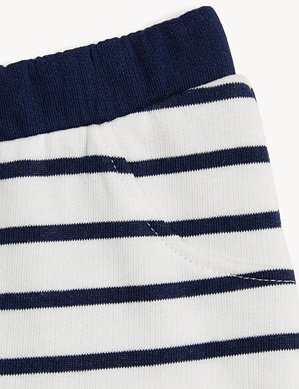Cotton Rich Striped Pyjama Shorts