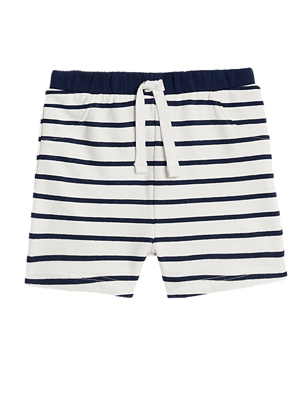 Cotton Rich Striped Pyjama Shorts