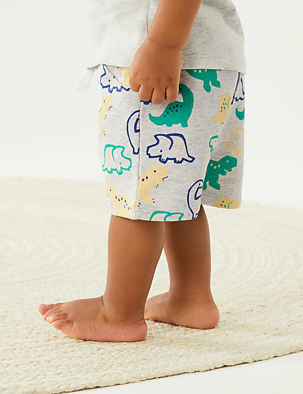 Cotton Rich Dinosaur Pyjama Shorts