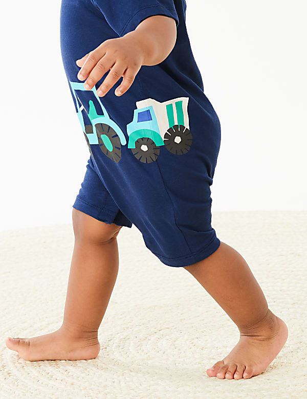 Pure Cotton Transport Romper