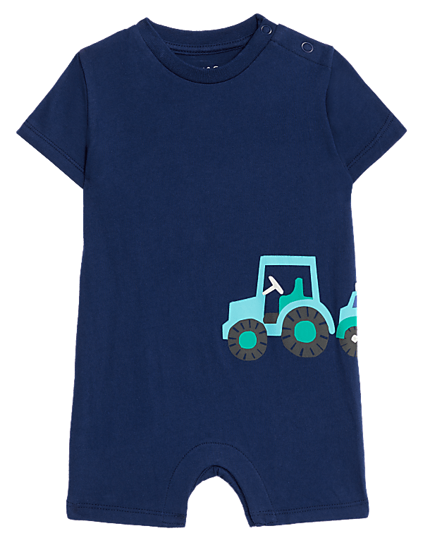 Pure Cotton Transport Romper